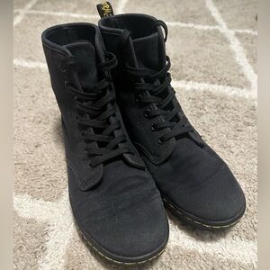 Dr. Martens Canvas Boots. Women’s 8.